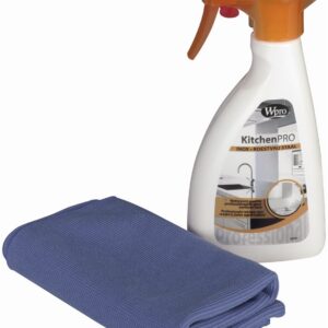 Kit de curatare inox -solutie 250 ml si laveta refolosibila