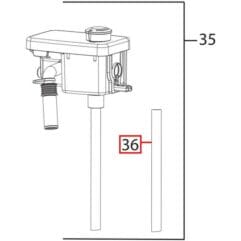 Furtun teava aspirare lapte espressor Delonghi Magnifica s ecam22
