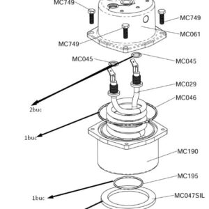 Set garnituri boiler espressor Lellit anita pl042