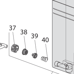 Kit reparatii rezervor apa espressor Delonghi ecam